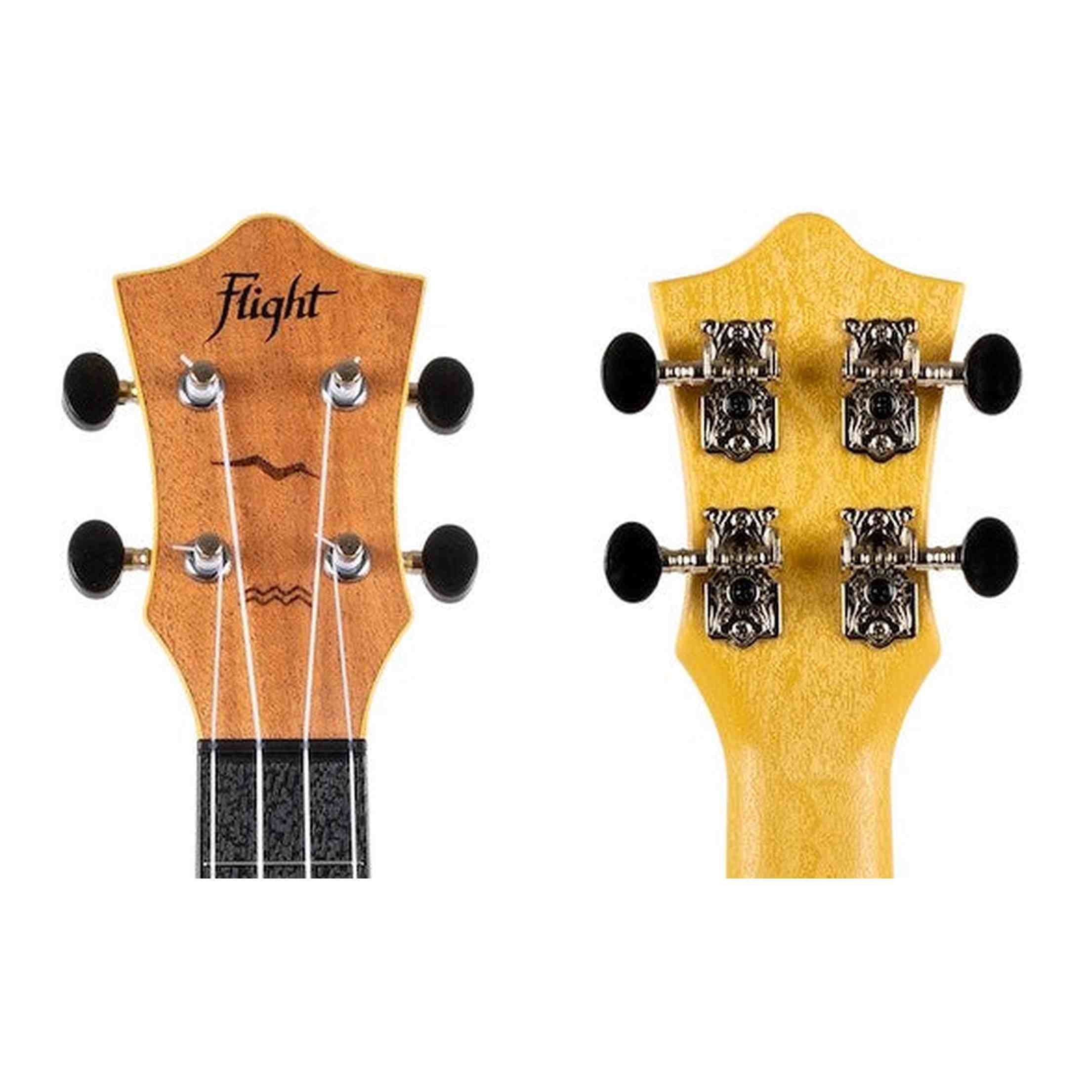 Flight TUC-55 ACACIA Concert Ukulele met Gelamineerde Acacia Top, ABS Body en Aquila Nylgut Snaren