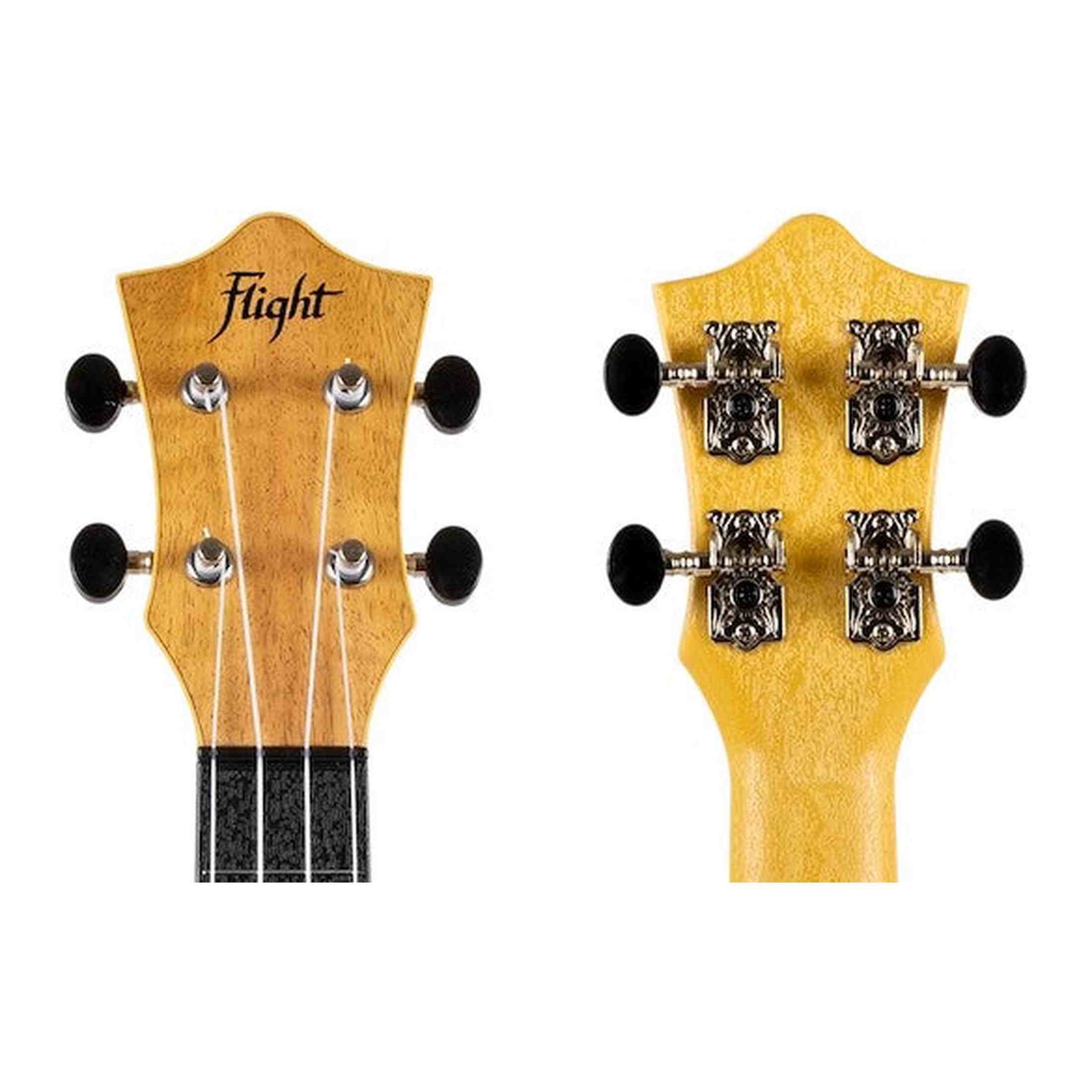 Flight TUC-55 MANGO Concert Ukulele met Gelamineerde Mango Top, ABS Body en Aquila Nylgut Snaren