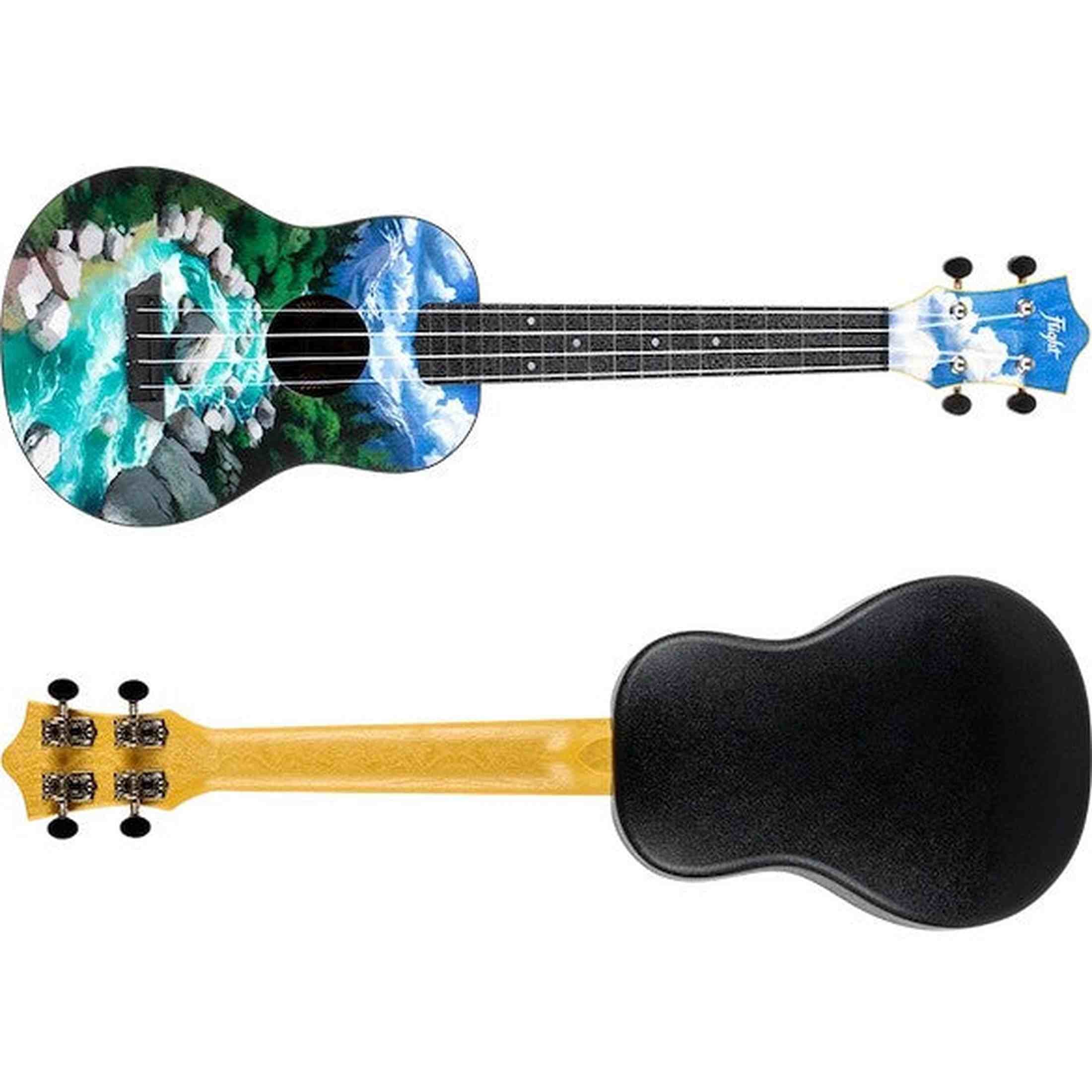 Flight TUC-30 SLO Concert Ukulele Slovenia met Linden Top, ABS Body en Aquila Nylgut Snaren