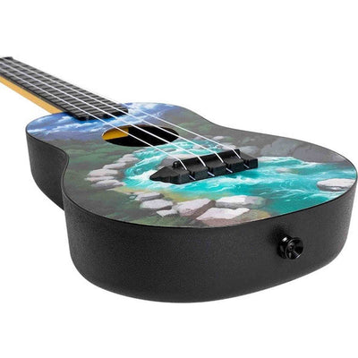 Flight TUC-30 SLO Concert Ukulele Slovenia met Linden Top, ABS Body en Aquila Nylgut Snaren