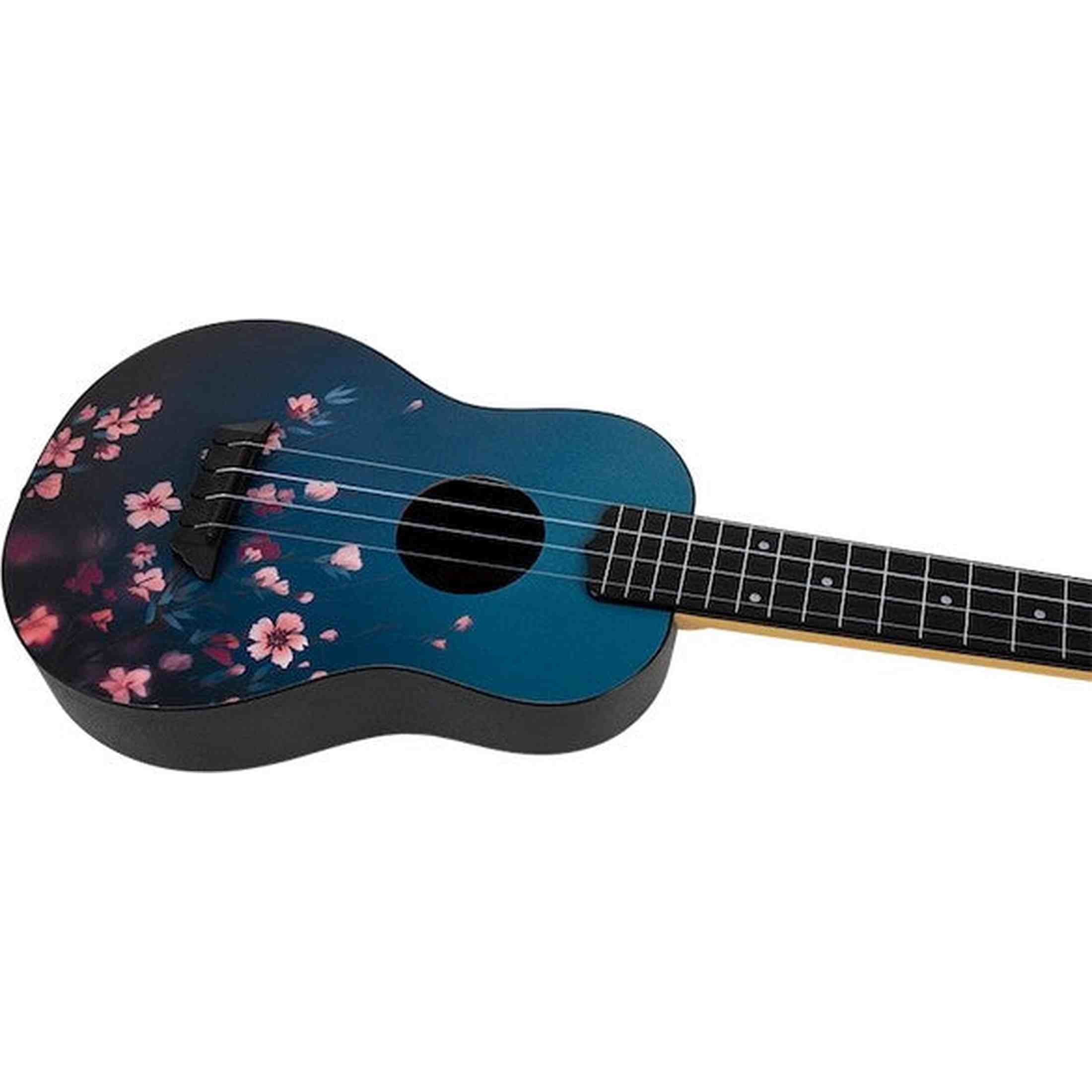 Flight TUC-32 SAKURA Concert Ukulele met Linden Top, ABS Body en Sakura Print