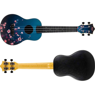 Flight TUC-32 SAKURA Concert Ukulele met Linden Top, ABS Body en Sakura Print