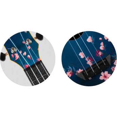 Flight TUC-32 SAKURA Concert Ukulele met Linden Top, ABS Body en Sakura Print