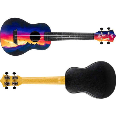 Flight TUC-EE SUNSET Elise Ecklund Signature Concert Ukulele met Linden Top, ABS Body en Aquila Sugar Snaren