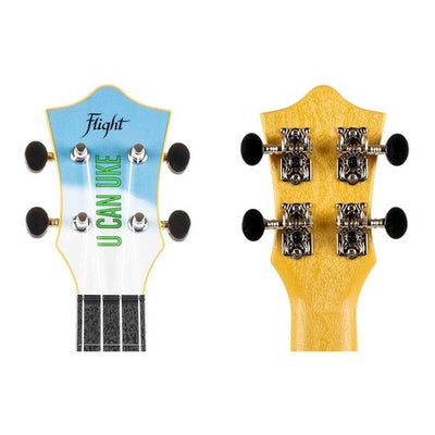 Flight TUC-UCU U Can Uke Signature Concert Ukulele met Linden Top, ABS Body en Desert Print
