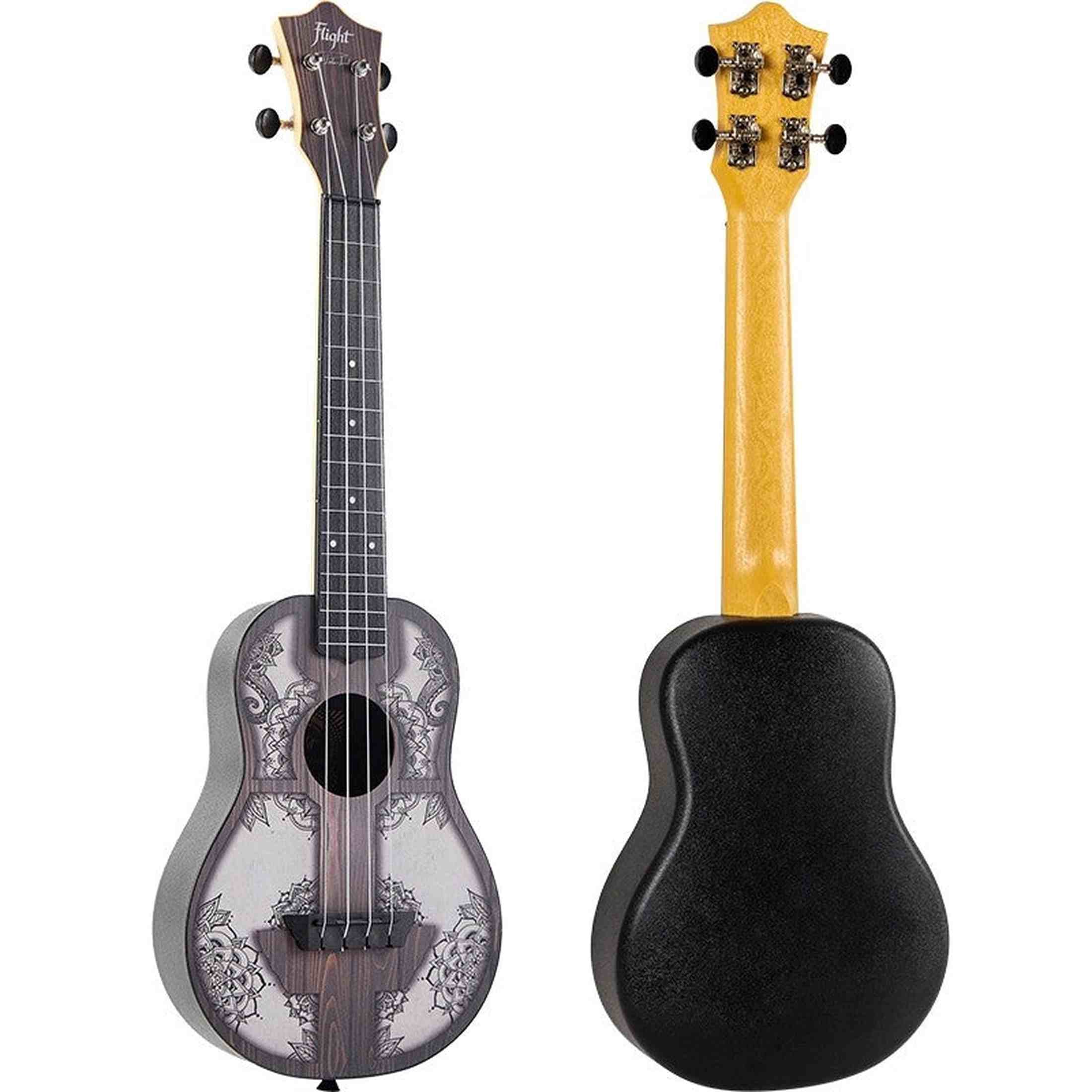 Flight TUC-40 MW Mandala Concert Ukulele met Linden Top, ABS Body en Aquila Nylgut Snaren
