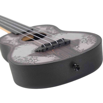 Flight TUC-40 MW Mandala Concert Ukulele met Linden Top, ABS Body en Aquila Nylgut Snaren