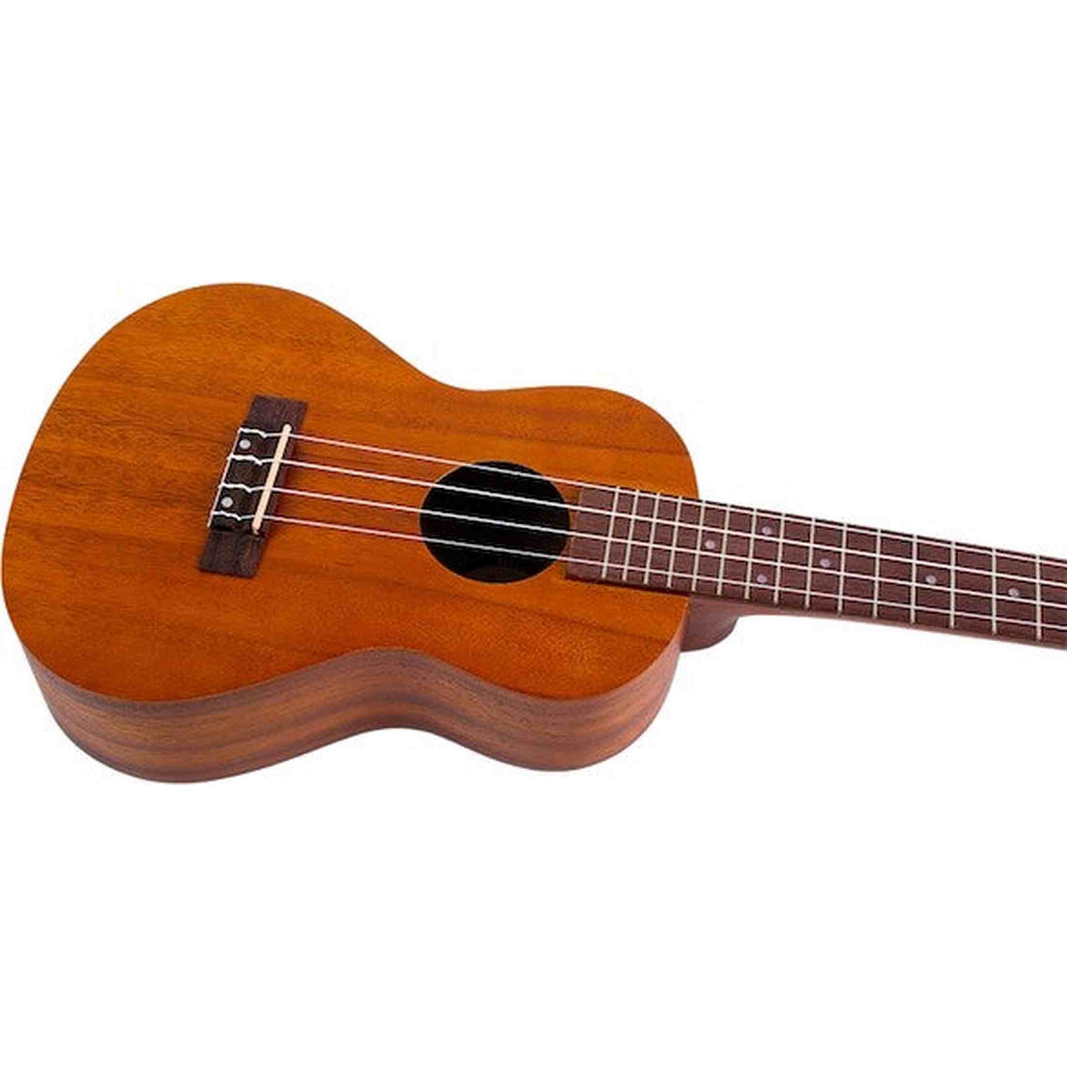 Flight NUC250 Concert Ukulele met Gelamineerd Acacia Body, 38 mm Topkam en Gigbag