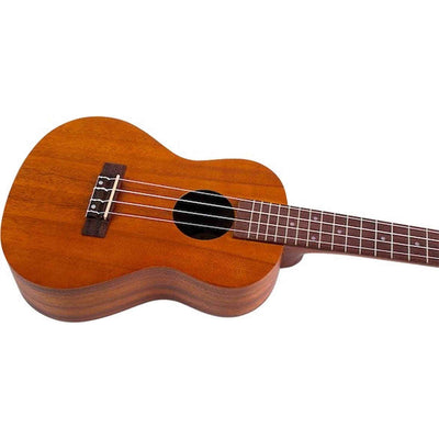 Flight NUC250 Concert Ukulele met Gelamineerd Acacia Body, 38 mm Topkam en Gigbag