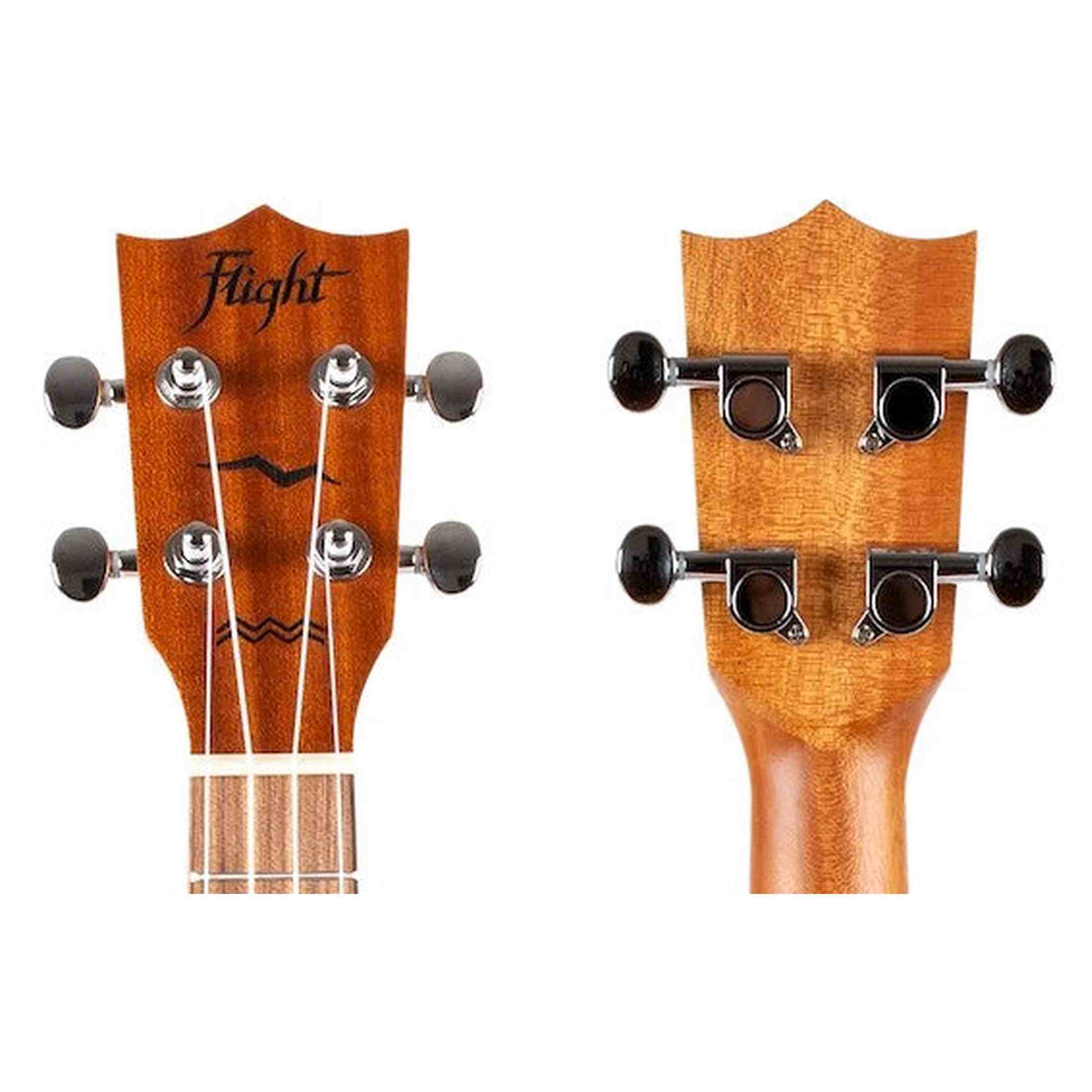 Flight AUC-33 Stardust Concert Ukulele met Sapele Body, Art Design en Aquila Nylgut Snaren