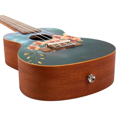 Flight AUC-33 Orchid Concert Ukulele met Spruce Top, Sapele Body en Aquila Nylgut Snaren