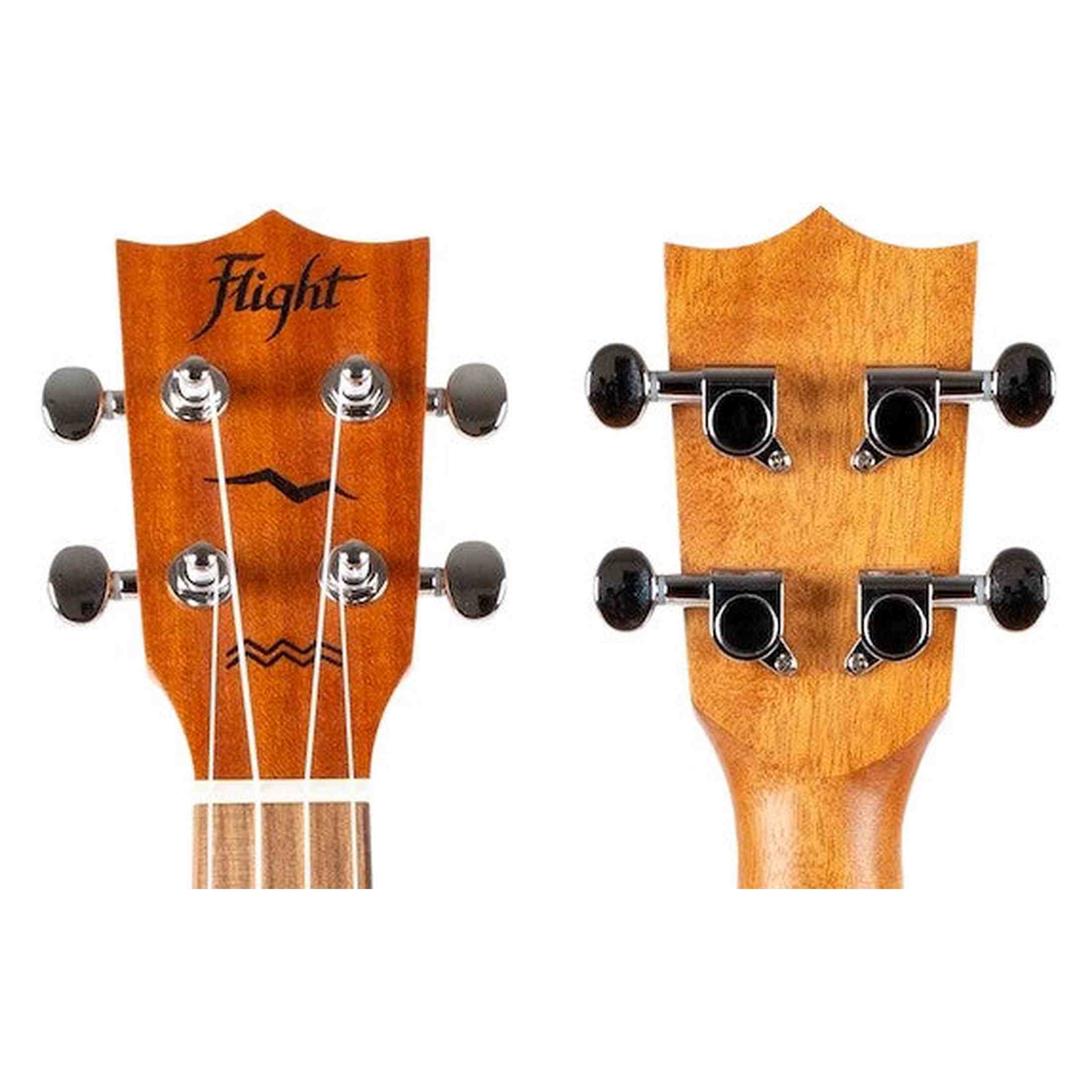 Flight AUC-33 Jungle Concert Ukulele met Spruce Top, Sapele Body en Aquila Nylgut Snaren