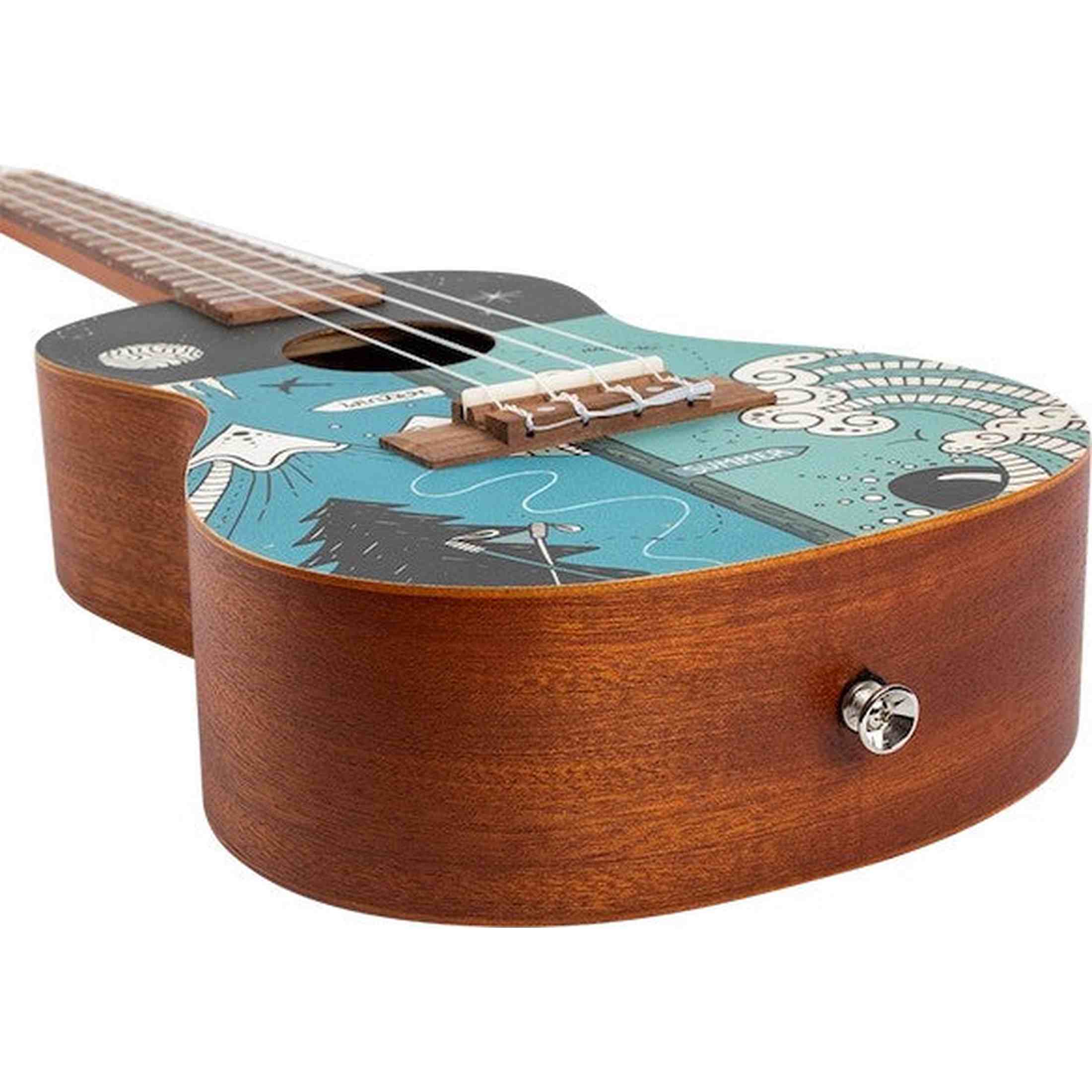 Flight AUC-33 Two Seasons Concert Ukulele met Spruce Top, Sapele Body en Aquila Nylgut Snaren