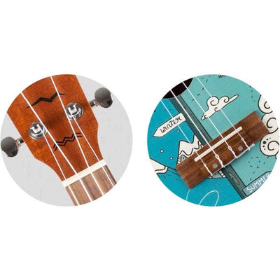 Flight AUC-33 Two Seasons Concert Ukulele met Spruce Top, Sapele Body en Aquila Nylgut Snaren
