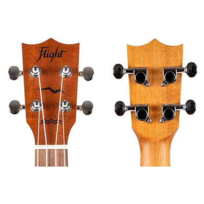 Flight AUC-33 Two Seasons Concert Ukulele met Spruce Top, Sapele Body en Aquila Nylgut Snaren