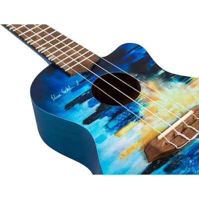 Flight AUC City Elise Ecklund Signature Concert Ukulele met Spruce Top, Okoume Body en Aquila Nylgut Snaren