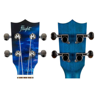 Flight AUC City Elise Ecklund Signature Concert Ukulele met Spruce Top, Okoume Body en Aquila Nylgut Snaren