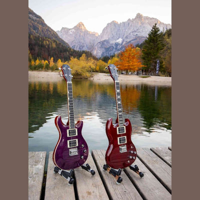 Flight VANGUARD TENOR TPP Elektrische Solidbody Tenor Ukulele met 2 Humbuckers