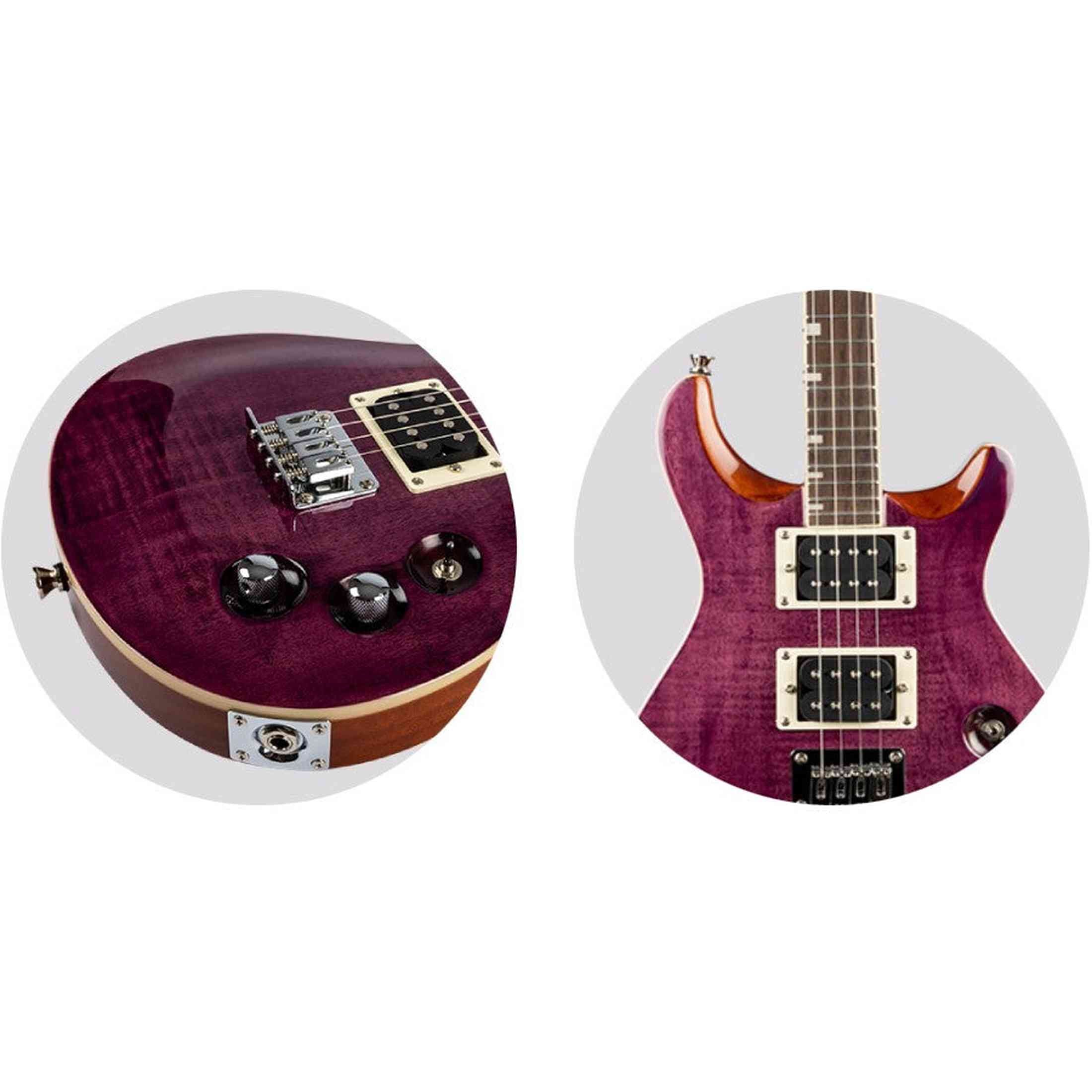 Flight VANGUARD TENOR TPP Elektrische Solidbody Tenor Ukulele met 2 Humbuckers