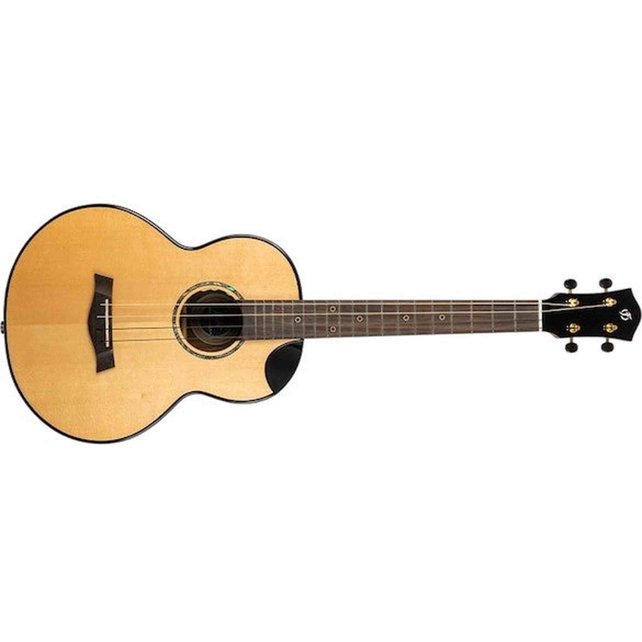 Flight Aurora Baritone EQ-A Elektrisch-Akoestische Baritone Ukulele met Solid Spruce Top, Rosewood Body en C1U Pickup