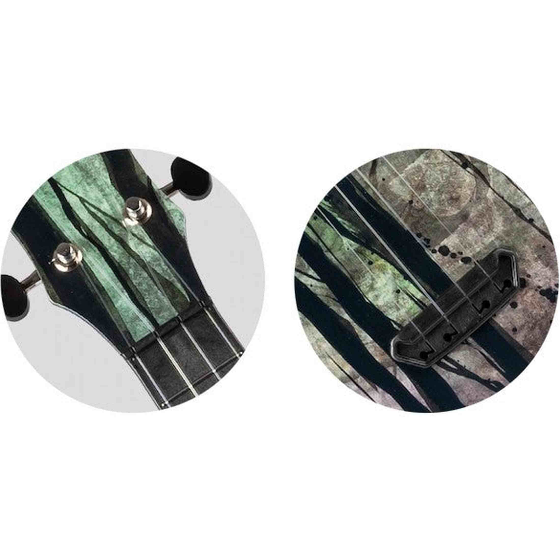 Flight UTS-40 DEEP FOREST Ultra Travel Soprano Ukulele met Polycarbonate Body en Fluorocarbon Snaren