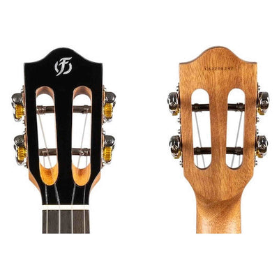 Flight Iris Concert RD Ukulele met Solid Spruce Top, Mahogany Body en Rode Afwerking