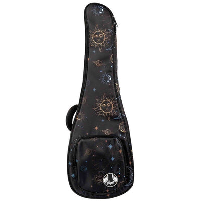 Flight FUB-B-GALAXY Gevoerde Gigbag voor Baritone Ukulele met Galaxy Design en Accessoirevak