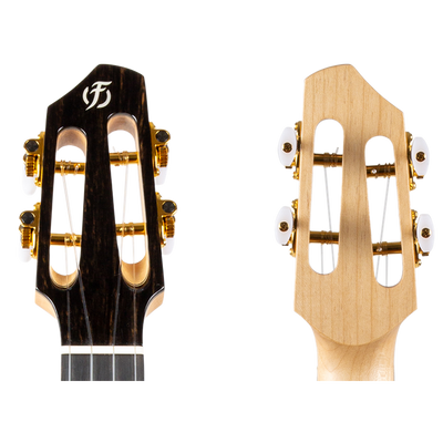 Flight A10QM A10 Volmassief Tenor Ukulele - Gequilte Esdoorn Blauw