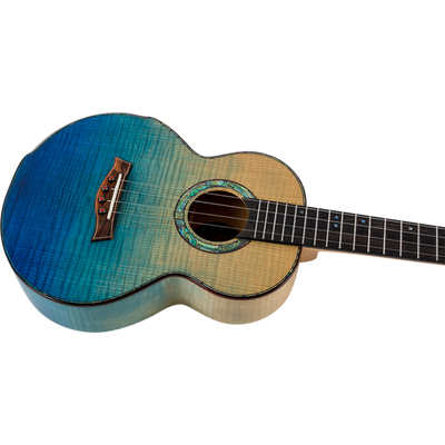 Flight A10FM A10 Volmassief Tenor Ukulele - Geflamde Esdoorn