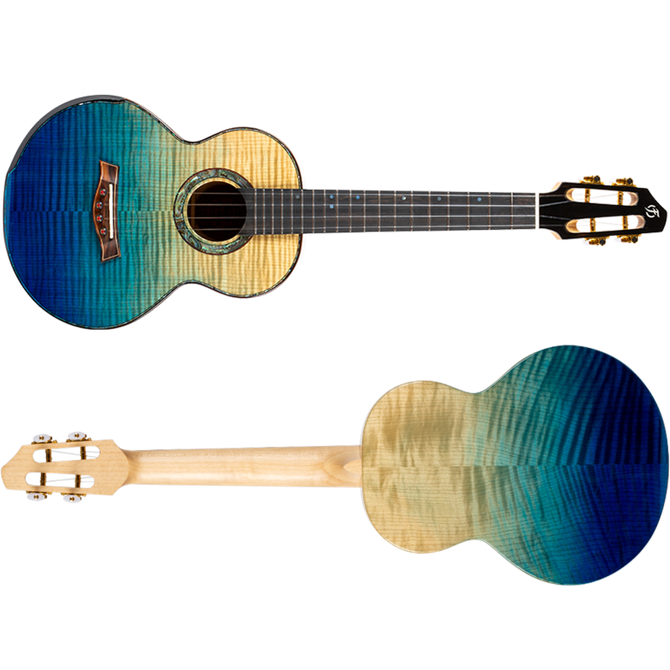 Flight A10FM A10 Volmassief Tenor Ukulele - Geflamde Esdoorn