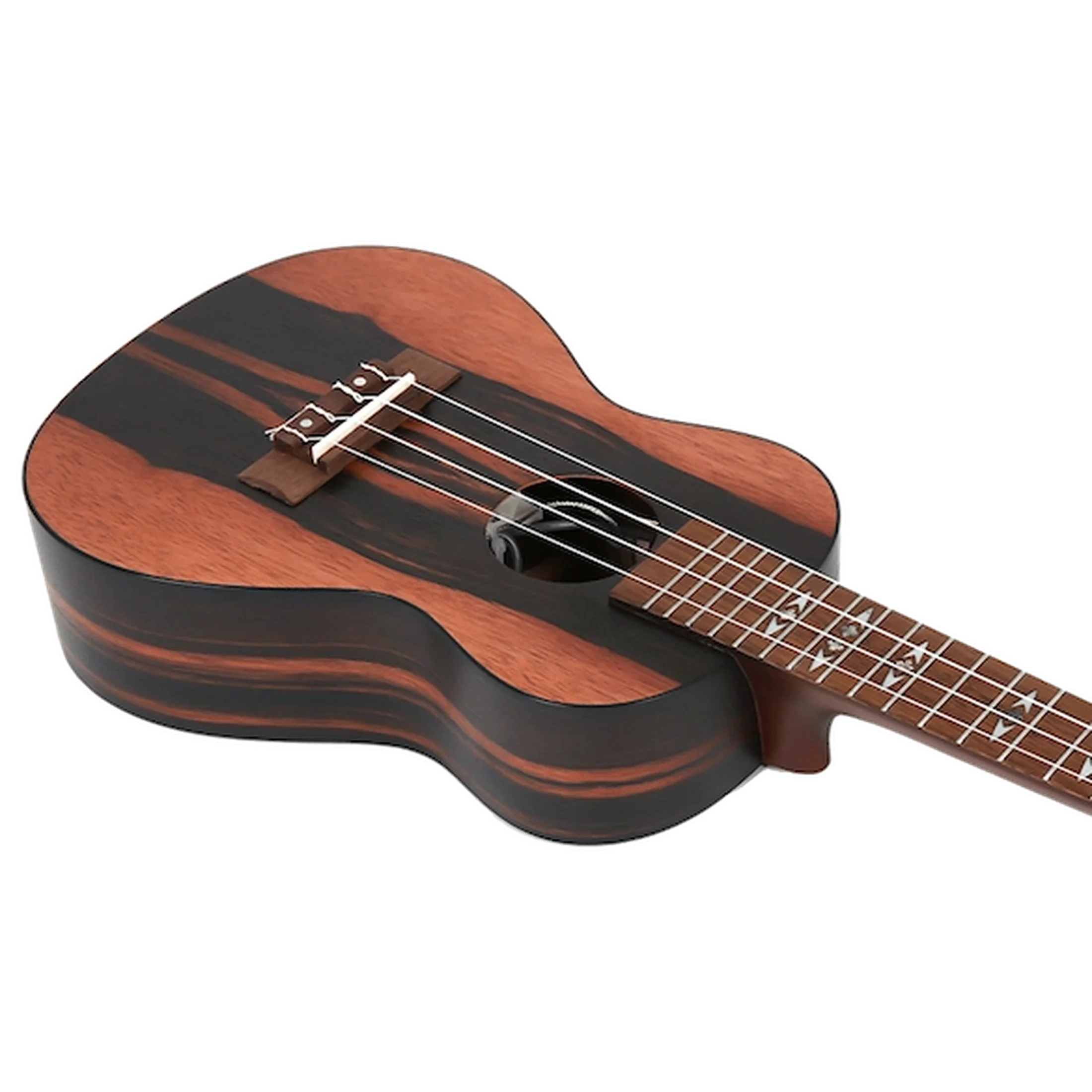 Flight DUC460 EQ Concert Ukulele – Elektro-akoestisch, Amara hout, met FU-T3 Pickup