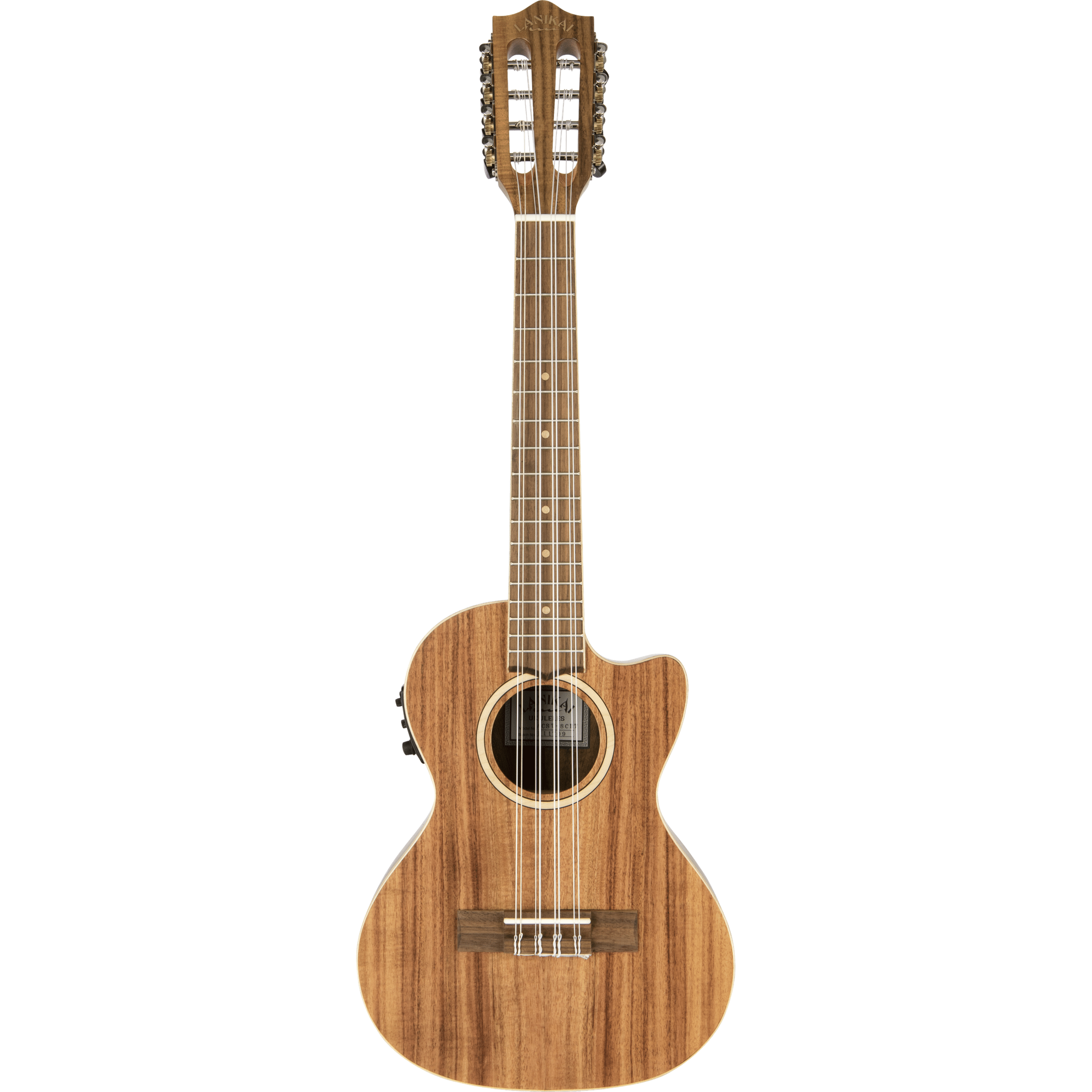 LANIKAI LKUACST-8CET Tenorukelele, Acacia Solid Top-serie, 8 snaren, tas