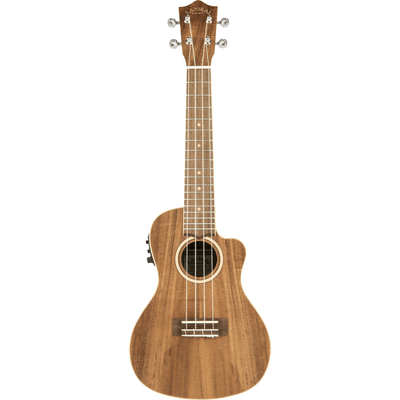 LANIKAI LKUACST-CEC Concertukelele, Acacia Solid Top-serie, cutaway, voorversterke