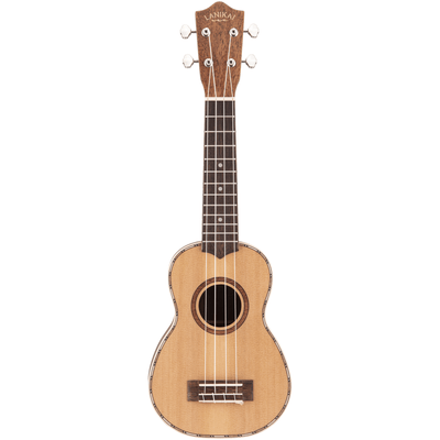 LANIKAI LKUCDSTS Sopraanukelele, Cedar Solid Top Serie, Tas
