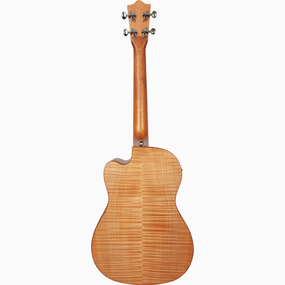 LANIKAI LKUFM-CEB Baritonukelele, Flame Maple-serie, cutaway, voorversterker, ta