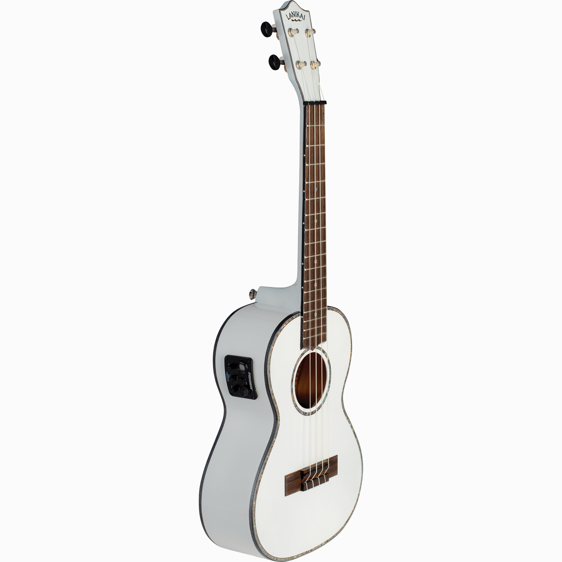 LANIKAI LKUJMS-EWT1 Tenorukelele, Julia Michaels White Pearl Signature, voorverste