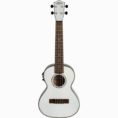 LANIKAI LKUJMS-EWT1 Tenorukelele, Julia Michaels White Pearl Signature, voorverste