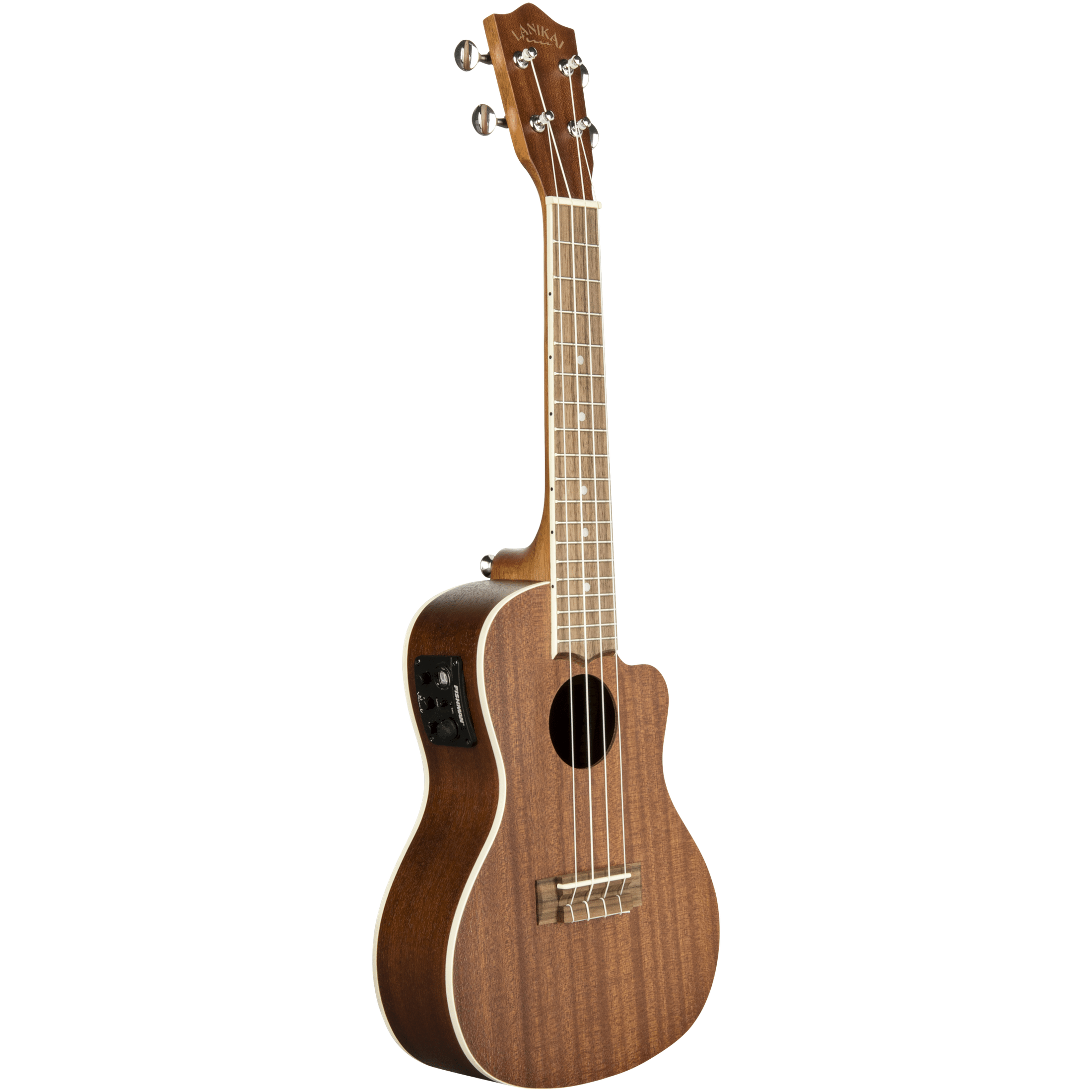 LANIKAI LKUMA-CEC Concertukelele, Mahonie, MA-CEC, Voorversterker, Tas