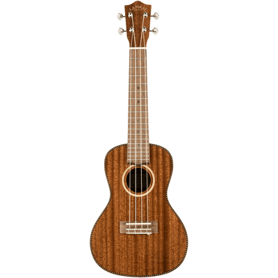 LANIKAI LKUMAS-C Concertukelele, Massief mahonie, MAS-C, Koffer