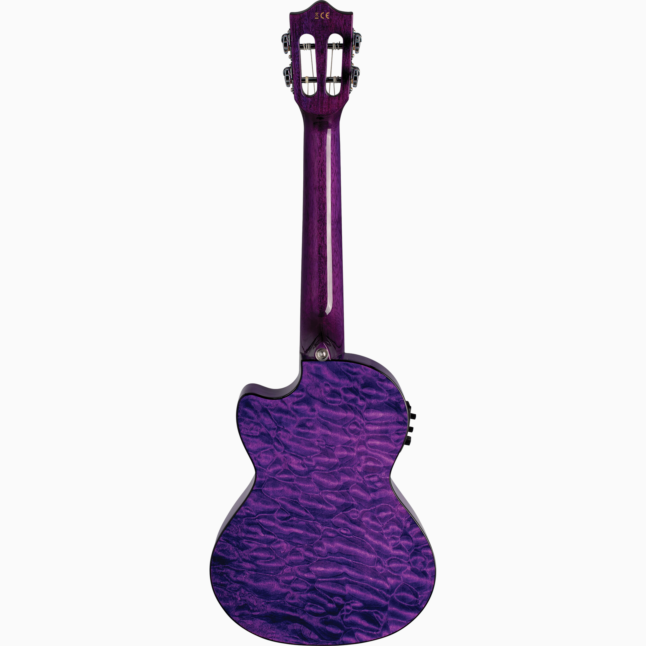 LANIKAI LKUQMPUCET Tenorukelele, Quilted Maple Serie, Purple Stain, Voorversterk