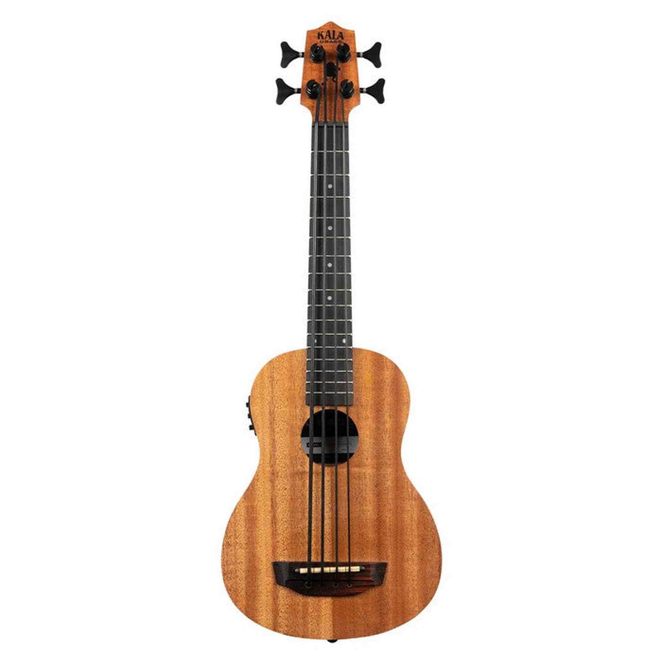 Kala Nomad U•BASS® Mahonie, Actieve EQ, Aquila Thunderblack® Snaren